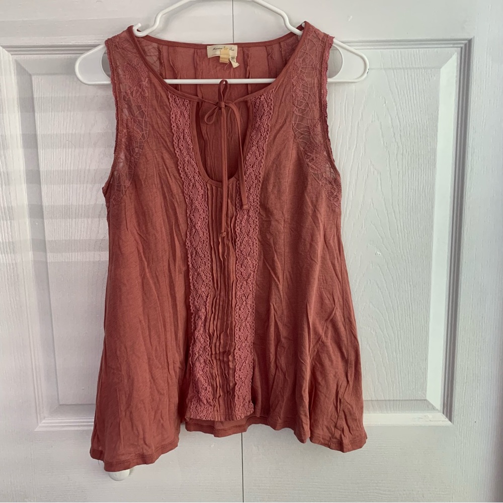 Meadow Rue Pink/Coral Tank Top